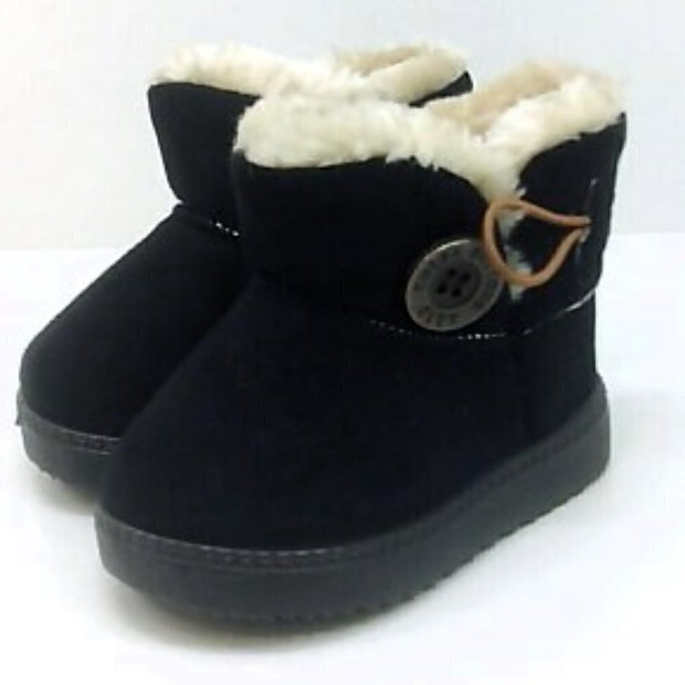 FAUX FUR BLACK BOOTS UNISEX